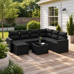 8 Piece Outdoor Sofa Set: Stylish and Functional