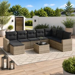 9 Piece Garden Sofa Set