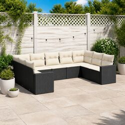 Compact and Stylish 9-Piece Garden Sofa Set