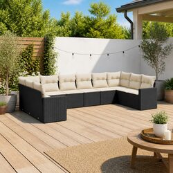 Stylish Modular Garden Sofa Set - 10-Piece Outdoor Furniture