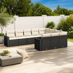 Effortless Outdoor Comfort with 10 Piece Sofa Set
