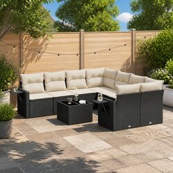 Compact and Elegant 9 Piece Garden Sofa Set