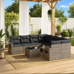 Compact 9 Piece Outdoor Sofa Set – Quality You Can Trust