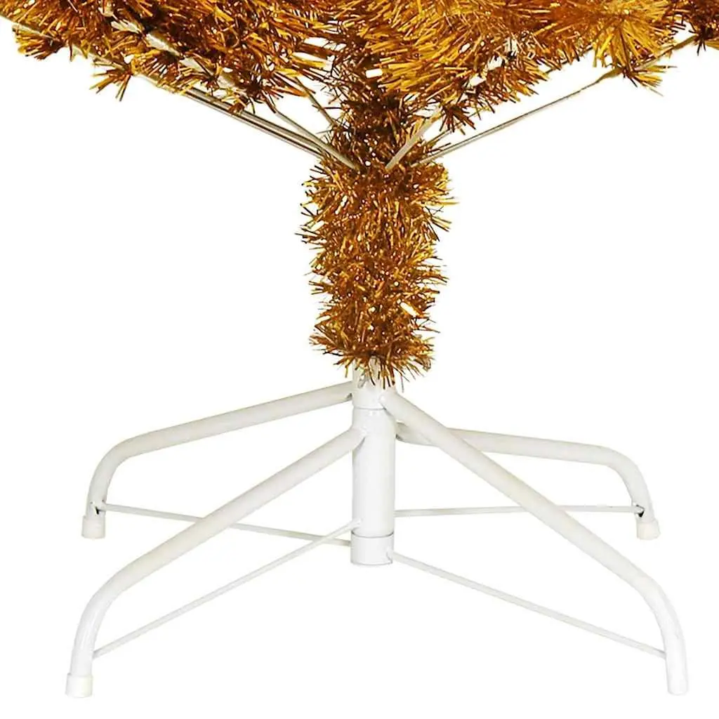 Artificial Christmas Tree Gold 180cm Lifelike Shape Indoor Seasonal Decoration