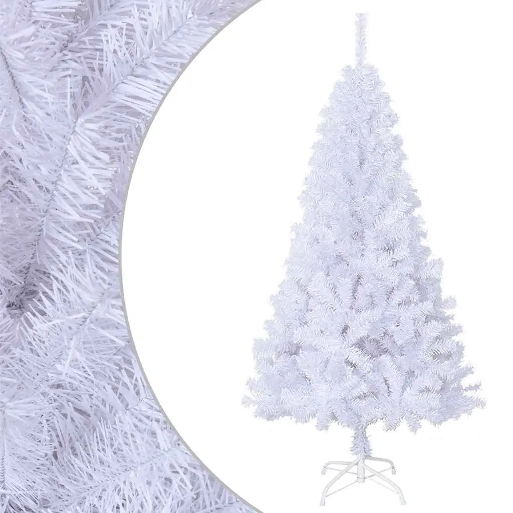 Artificial Christmas Tree White 150cm PVC Extra Thick Branches Indoor Outdoor