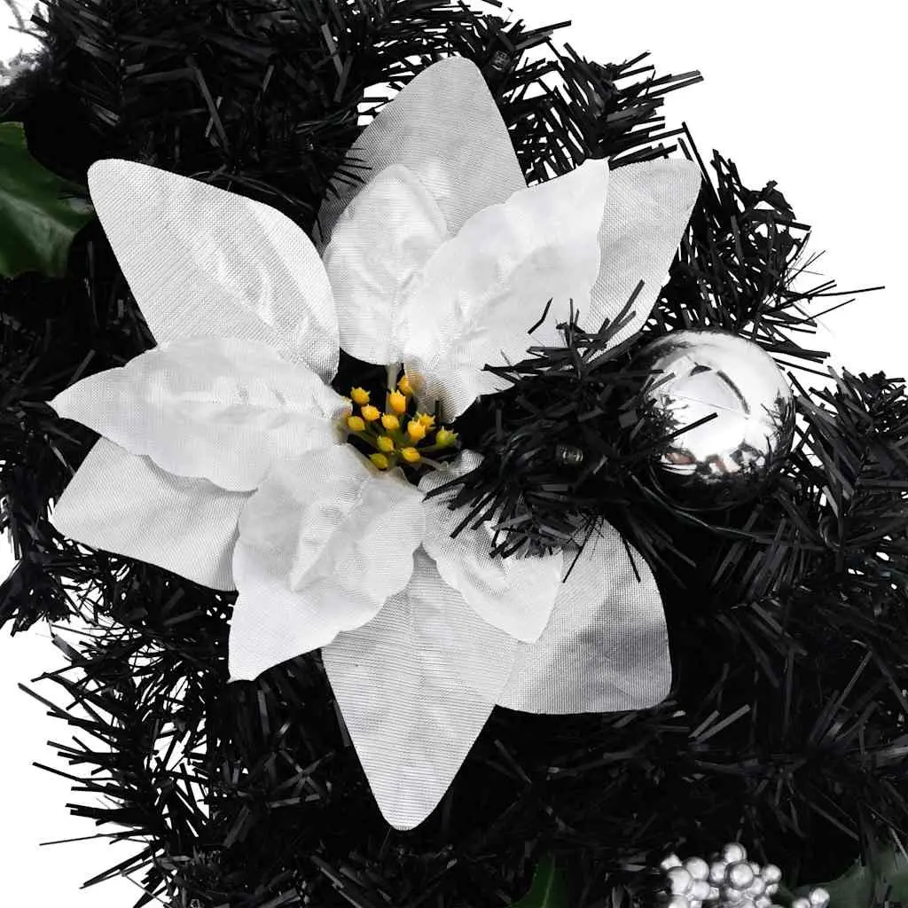 Christmas Arch Decoration Black 90cm LED Lights Indoor Outdoor Holiday Decor