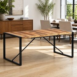 Dining Table 180x90x75 cm - Simple and Sturdy