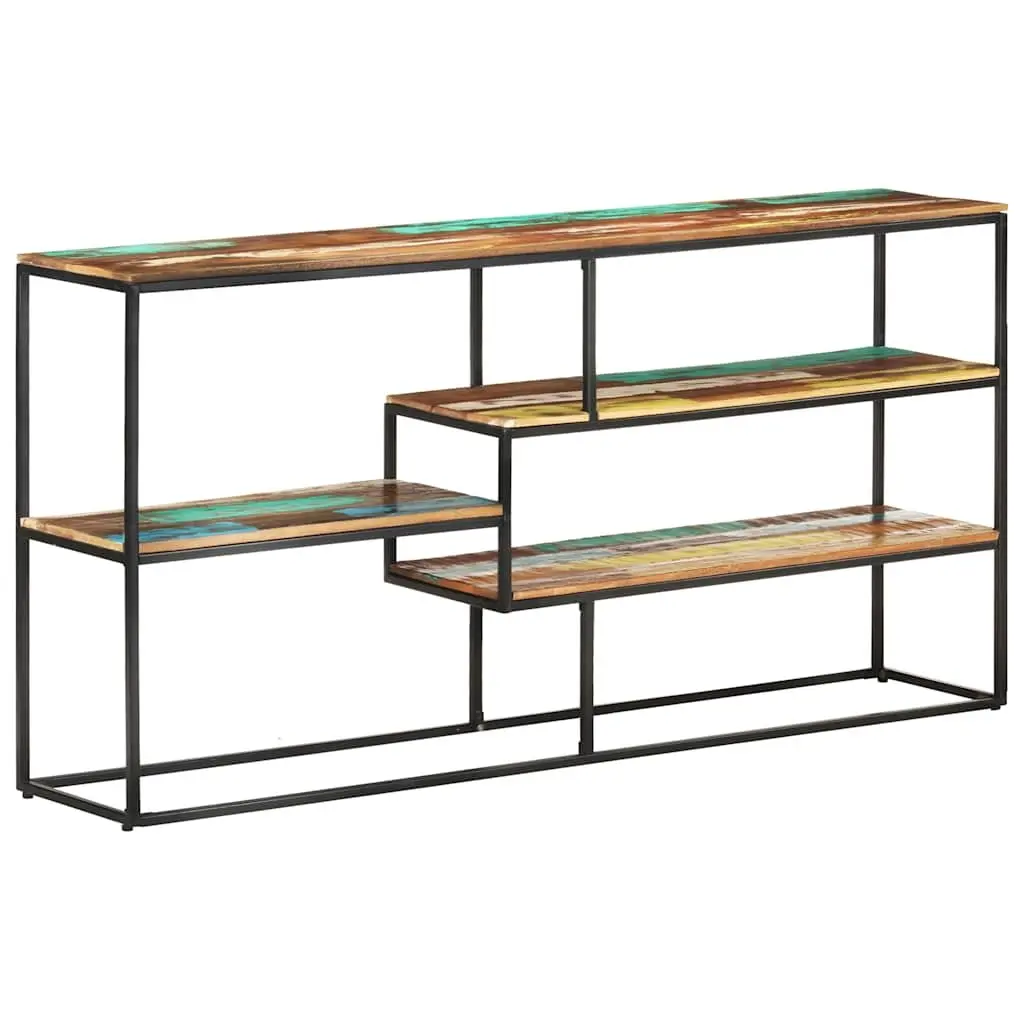 Sideboard Brown 150x30x75 cm Solid Reclaimed Wood Industrial Storage Cabinet