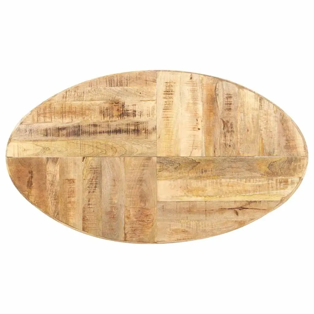 Dining Table Brown 140x80x75 cm Solid Mango Wood Sturdy Construction