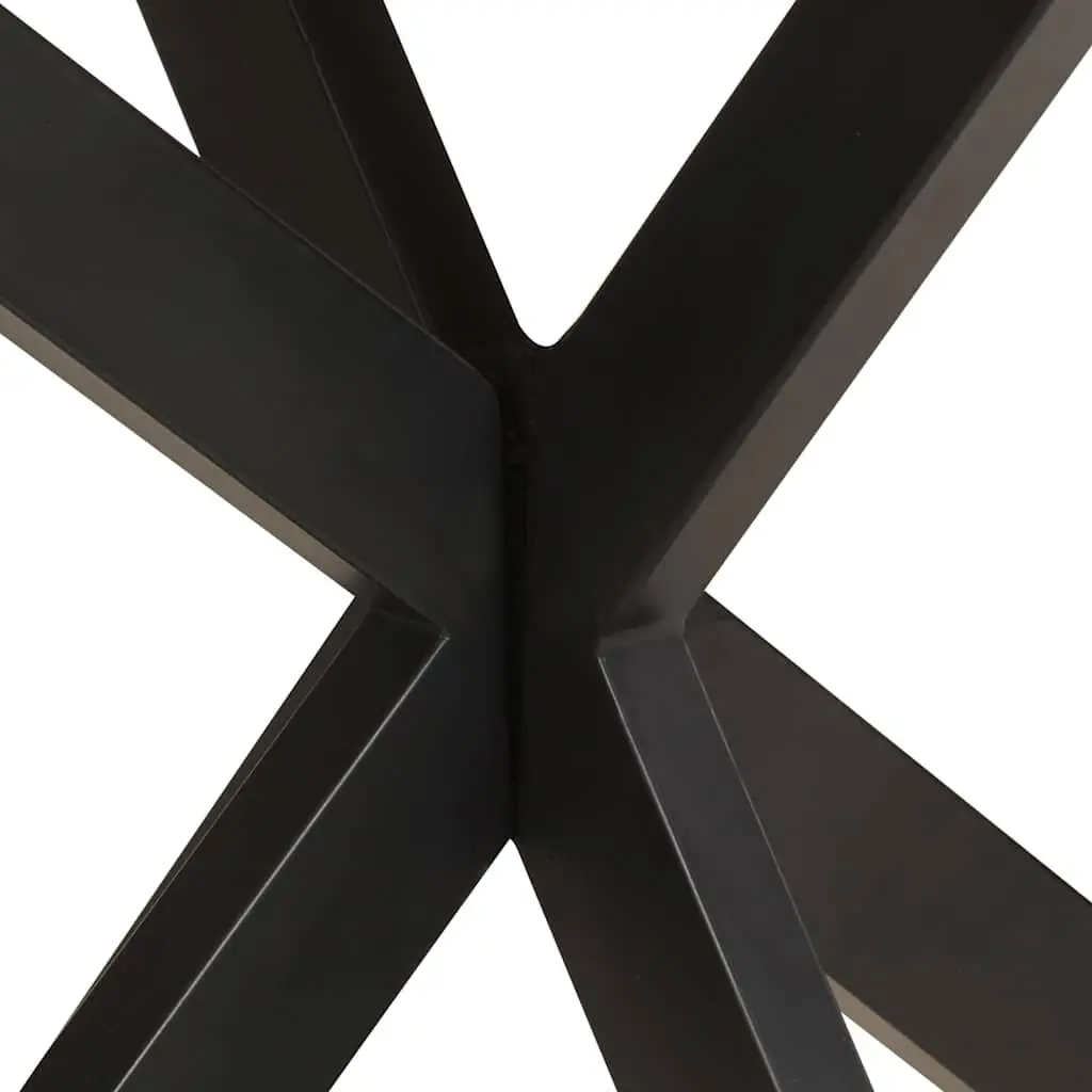 Dining Table Brown 140x80x75 cm Solid Mango Wood Sturdy Construction