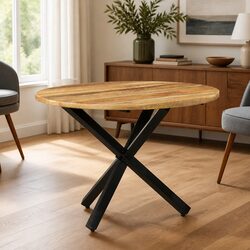 Round Dining Table: Elegant and Compact Design