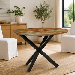 Your New Round Dining Table Awaits - 100x100x75cm