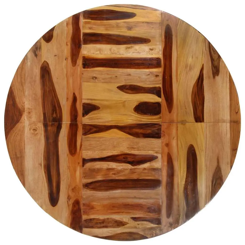 Round Dining Table 175cm Acacia Wood Kitchen Dinner Furniture Brown Honey