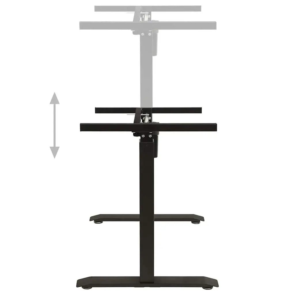 Electric Motorised Standing Desk Frame Black Height Adjustable 71-113 cm