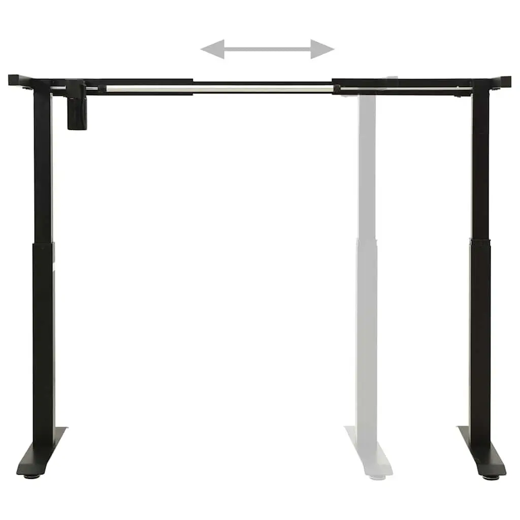 Electric Motorised Standing Desk Frame Black Height Adjustable 71-113 cm