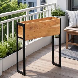 Acacia Wooden Planter Box – Quick and Easy Gardening