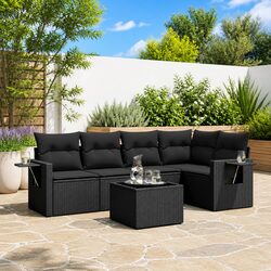 6 Piece Garden Sofa Set