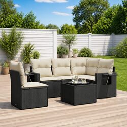 6 Piece Modular Garden Sofa Set for Any Patio