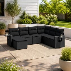 Compact 7-Piece Garden Sofa Set for Your Outdoor Retreat