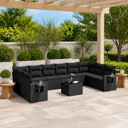 Compact and Modern 11 Piece Outdoor Sofa Set