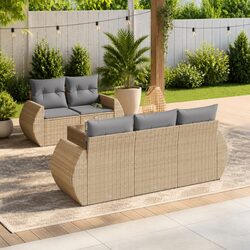Compact and Stylish 6-Piece Outdoor Furniture Set