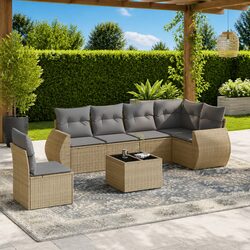 Your Friendly 7-Piece Outdoor Sofa Set Awaits