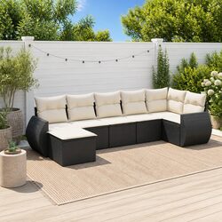 Concise Design of 7-Piece Outdoor Sofa Set