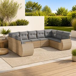 Concise and Stylish Outdoor Sectional Sofa Set