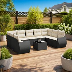 Stylish and Functional 10 Piece Garden Sofa Set