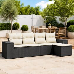 Compact and Stylish 5-Piece Outdoor Sofa Set