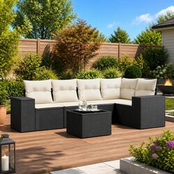 6-Piece Garden Sofa Set - The Perfect Outdoor Addition