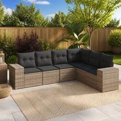 Efficient and Stylish 6-Piece Garden Sofa Set