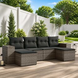 6-Piece Garden Sofa Set: Durable and Stylish