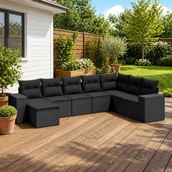 8 Piece Outdoor Sofa Set: Style Meets Comfort