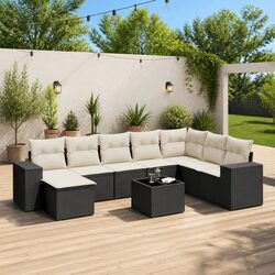 Outdoor Sofa Set - 9 Pieces of Quality Comfort