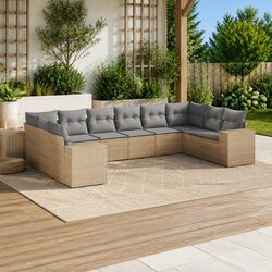 Relax in Style with a 10-Piece Modular Garden Sofa Set