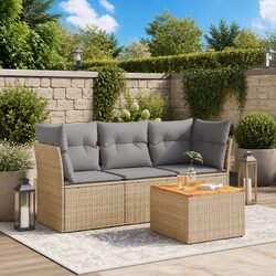 4-Piece Sofa Set for Outdoors
