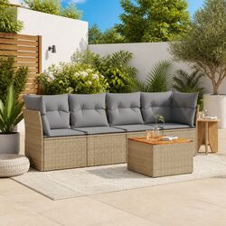 5-Piece Garden Sofa Set: Quick and Easy Setup