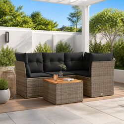 Compact and Stylish 5 Piece Garden Sofa Set