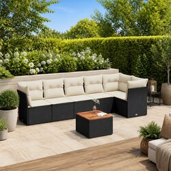 Compact and Stylish 7 Piece Outdoor Sofa Set