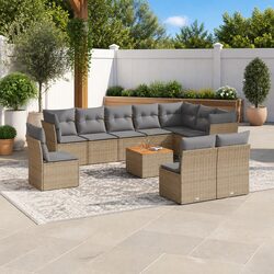 11 Piece Garden Sofa Set