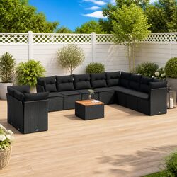 Compact and Comfortable 11-Piece Outdoor Sofa Set