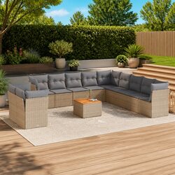 12 Piece Garden Sofa Set - Quality Modular Outdoor Furniture