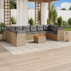 11 Piece Garden Sofa Set for Outdoor Spaces