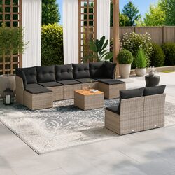 Your Cozy 10-Piece Outdoor Sofa Set Awaits