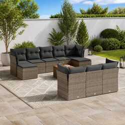 11 Piece Garden Sofa Set