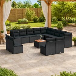 14-Piece Modular Garden Sofa Set for Outdoor Living