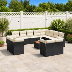 Compact 13 Piece Outdoor Sofa Set for Relaxing Outdoors