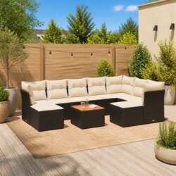 Concise 10 Piece Modular Garden Sofa Set Overview