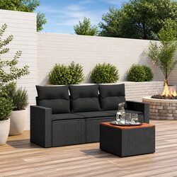 4 Piece Garden Sofa Set: Simple and Effective Design